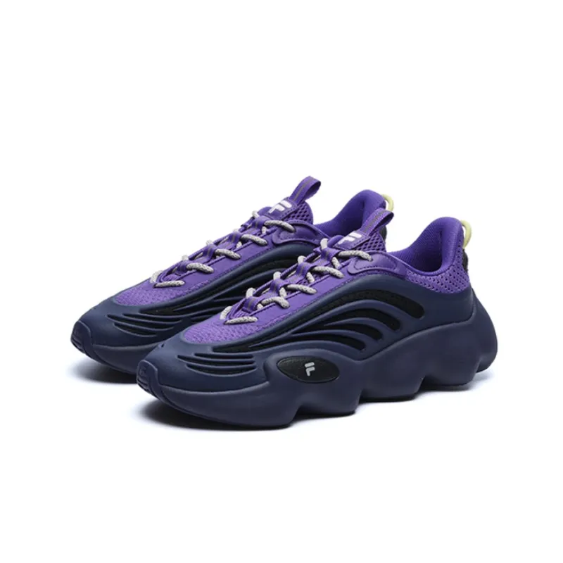 FILA FUSION Ray 3 Sport Shoes 'Black Purple'-1