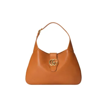 GUCCI Aphrodite Leather Crescent Bag Handbag, Shoulder Bag Women's