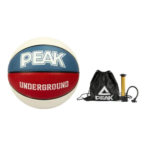 PEAK PU Basketball Blue Red White Size 7 Ball Training Unisex