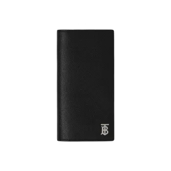 Burberry Calfskin Wallet Men's Black