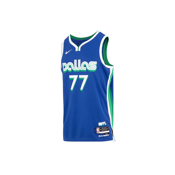 Nike NBA deals XXL Luka Dončić Dallas Mavericks Navy Jersey Dri-Fit