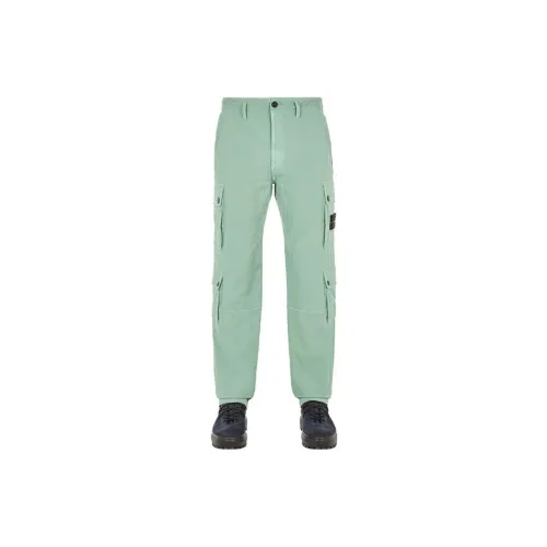 STONE ISLAND Cargo Pants Men Sage Green