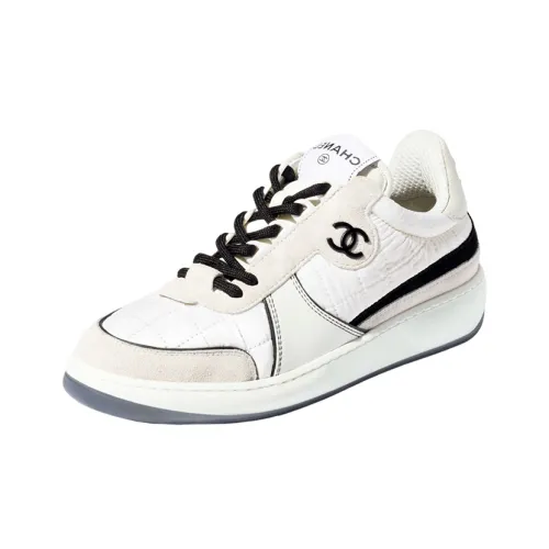 CHANEL Skateboard Shoes Women's Low-Top White