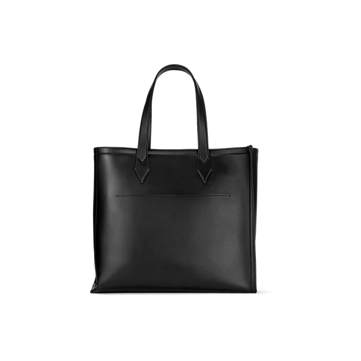 MONTBLANC Meisterstuck Leather With Calfskin Tote Bag, Shopping Bag, Handbag Men's Black-3
