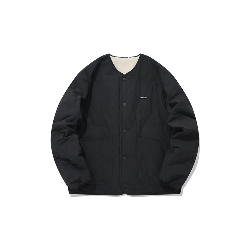 COVERNAT Velvet Jackets Unisex Ivory White-2
