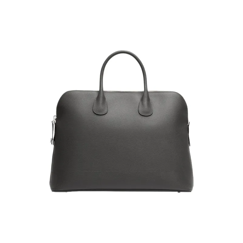 Valextra Millepunte Calfskin Shoulder Bag, Crossbody Bag, Handbag Men's Gray-1