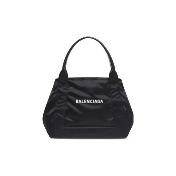 Balenciaga Logo Print Cabas Small Tote Bag