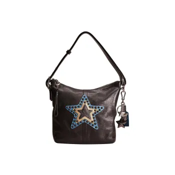 COACH Slim Wallet Leather Shoulder Bag, Crossbody Bag, Handbag Small Size Women's Black