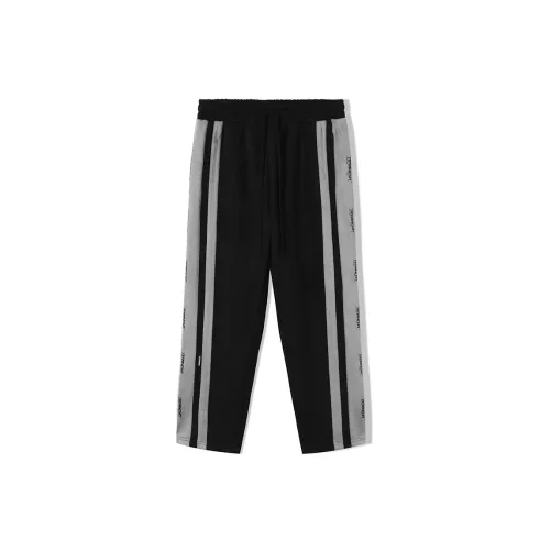 N-MAX Straight Thickened Casual Pants Men's Black