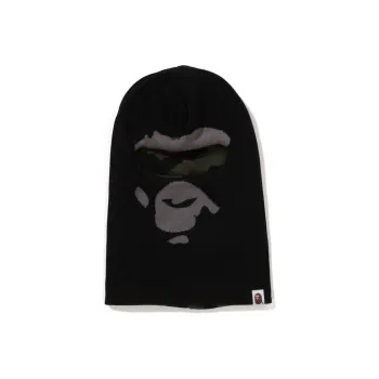 A BATHING APE Head Reversible Knit Balaclava