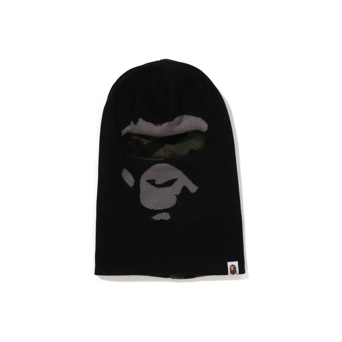 Bape Ape Head Reversible Knit Balaclava-0