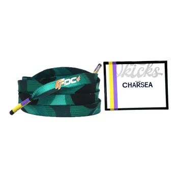 CHARSEA Shoelaces Unisex Couple's Green