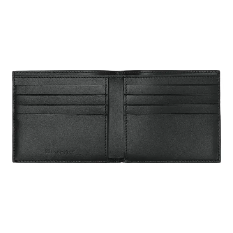 Burberry Coordinates Print Bifold Wallet Black/White-3