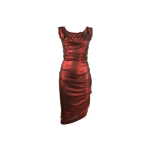 Vivienne Westwood Sleeveless Dresses Women's Red