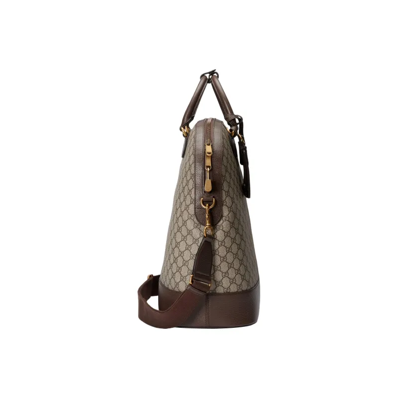GUCCI Ophidia Canvas With Leather Handbag Shoulder Bag Crossbody Bag Travel Bag Small Size Men's Ebony-2