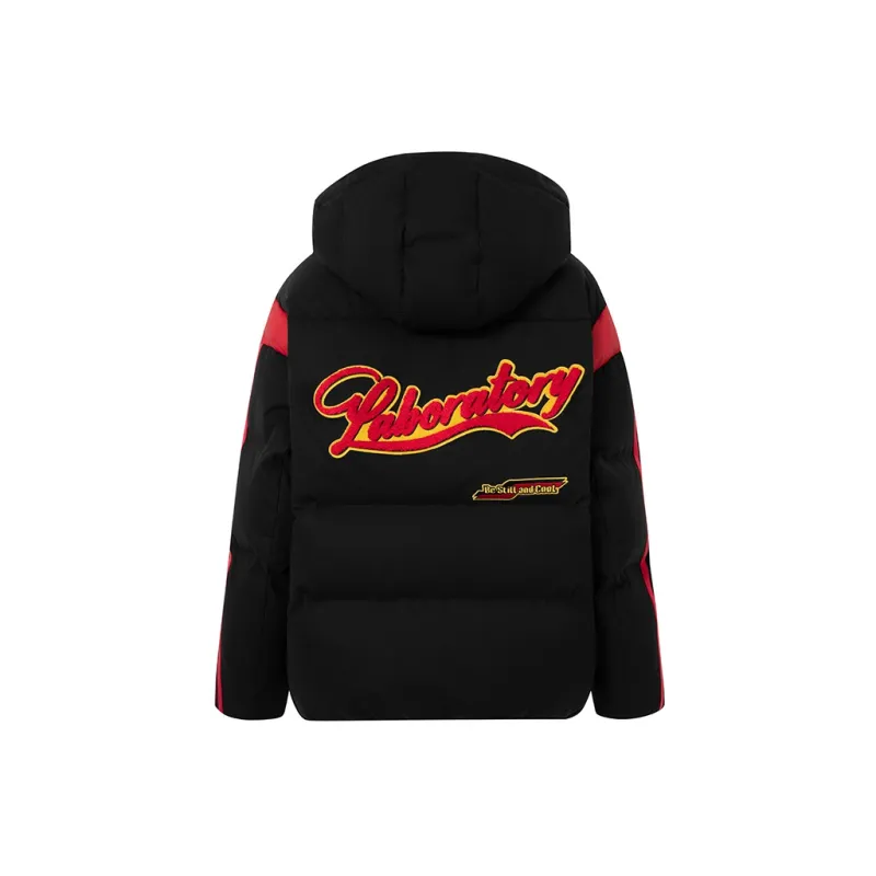 CHENPENG LDN Letter Hooded Down Jacket Women's-1