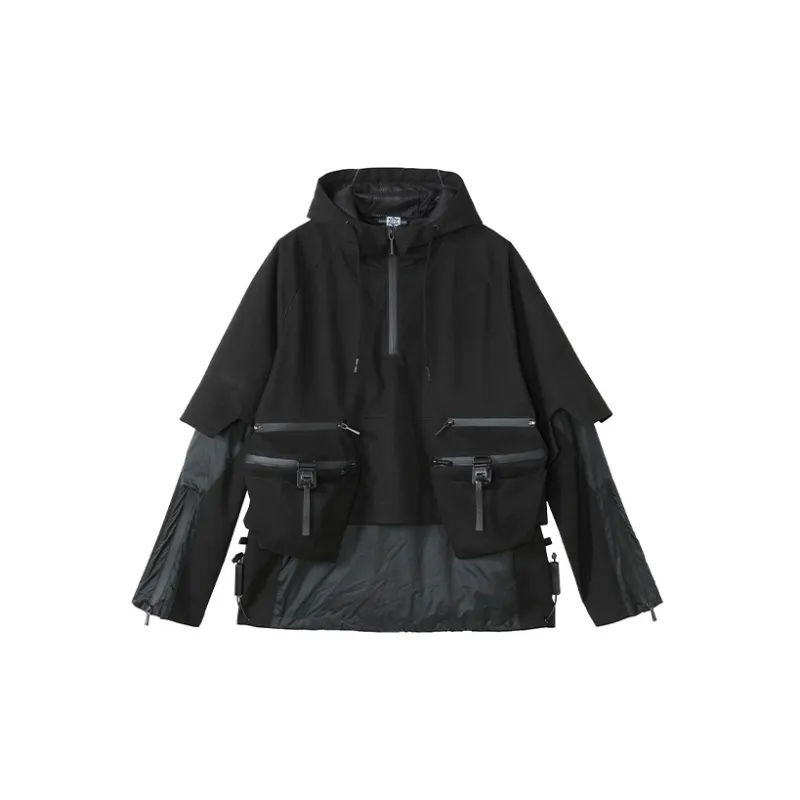 NORVINCY Casual Tactical Multi Pocket Sweatshirt Unisex-0