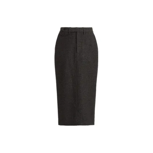 Polo Ralph Lauren Casual Long Skirts Women's Brown Gray