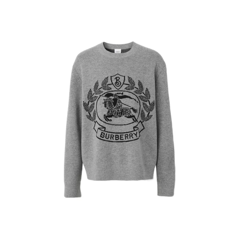 Burberry Ekd Intarsia Wool Jumper-0