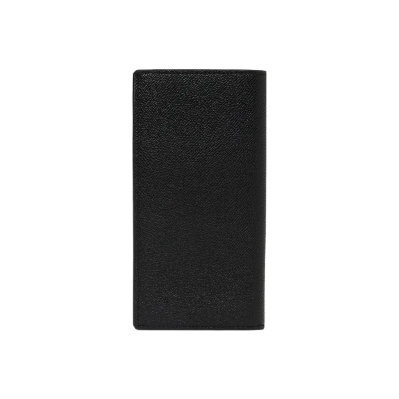 Burberry Calfskin Wallet Men's Black-3
