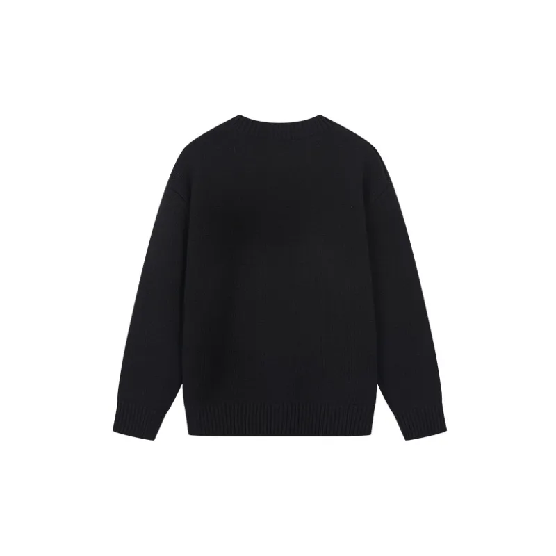 UOOYAA Loose Fit Knitwear Women's Black-1