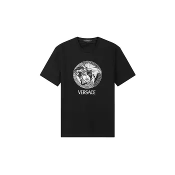 VERSACE Medusa Printed Crewneck T Shirt