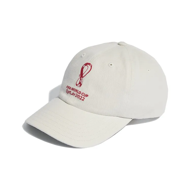 Adidas Cotton Baseball Caps Unisex Gray White-0