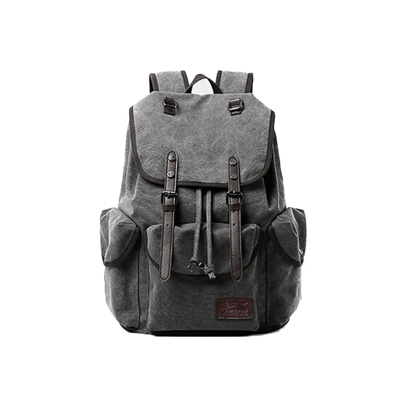 Slazenger Canvas Laptop Backpack Large Size Men's Cool Gray-1