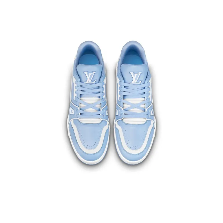 LOUIS VUITTON Lv Trainer #54 Light Blue White-1