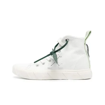 OFF WHITE Vulcanised High Top Sneaker 'White Green' Women's