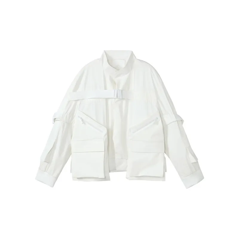 NORVINCY British Windproof Flight Suit With Ribbon Jacket Unisex-5