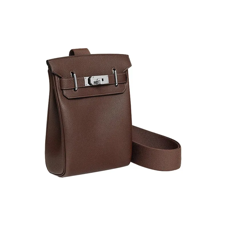HERMES Hac A Dos Togo Calfskin Shoulder Bag Crossbody Bag Small Size Unisex 4H Cacao Cocoa-1