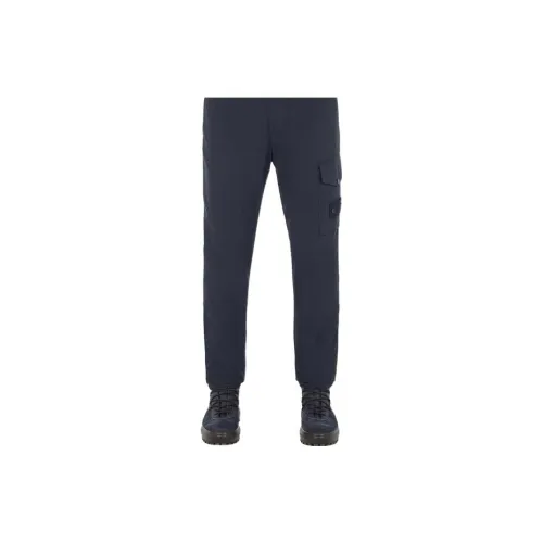 STONE ISLAND GHOST PIECES Cargo Pants Men Marine Blue