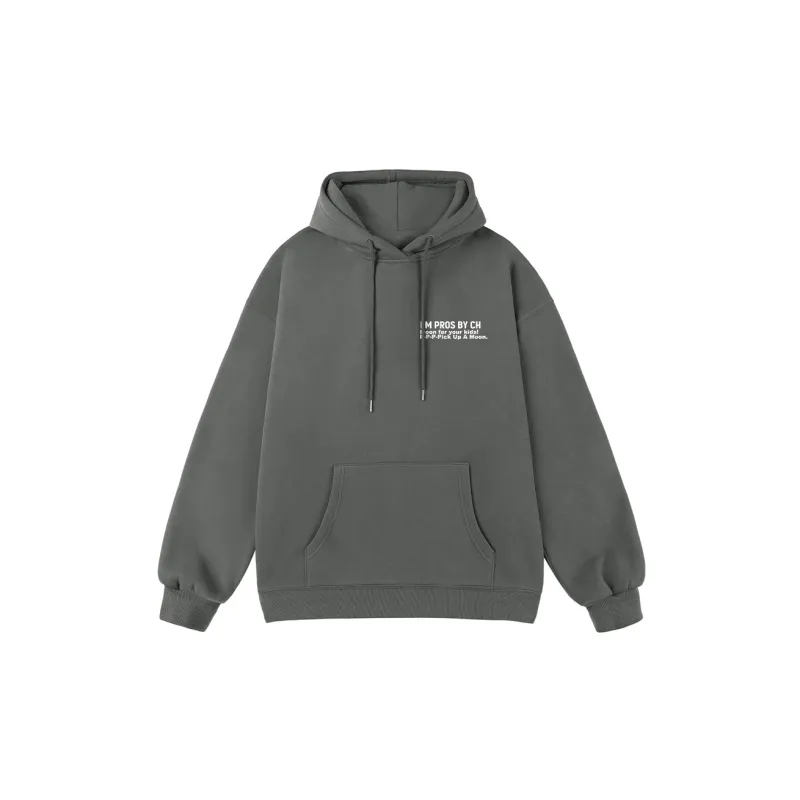 PROS BY CH Hooded Loose Fit Sweatshirt Unisex-5