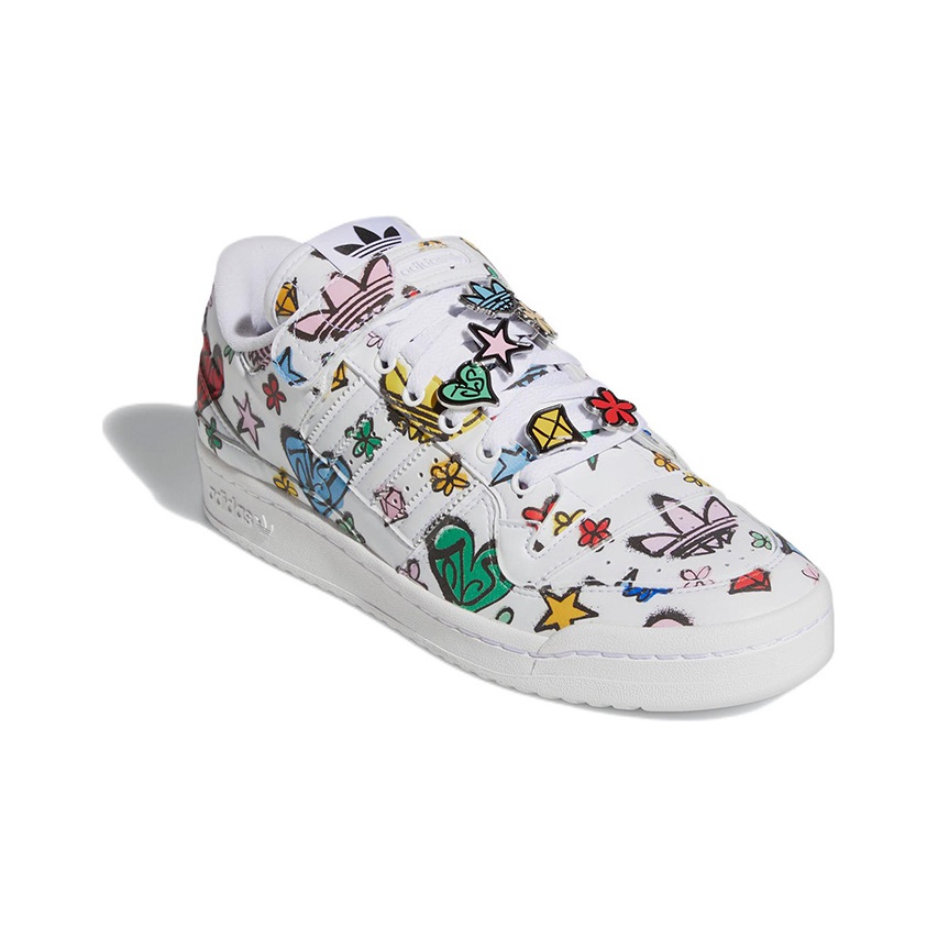 Adidas Originals Forum 84 Low Jeremy Scott Monogram Graffiti Adidas Originals Forum 84 Low Jeremy Scott Monogram Graffiti