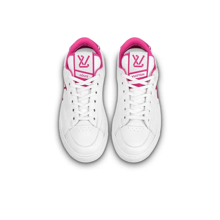 LOUIS VUITTON Charlie Sneakers 'White Fuchsia' Women's-3