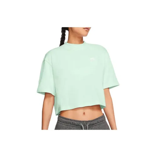 Nike Crop Tops Women's Light Green