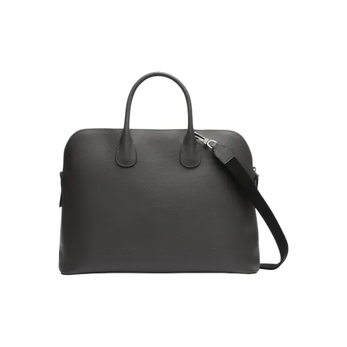 Valextra Millepunte Calfskin Shoulder Bag, Crossbody Bag, Handbag Men's Gray