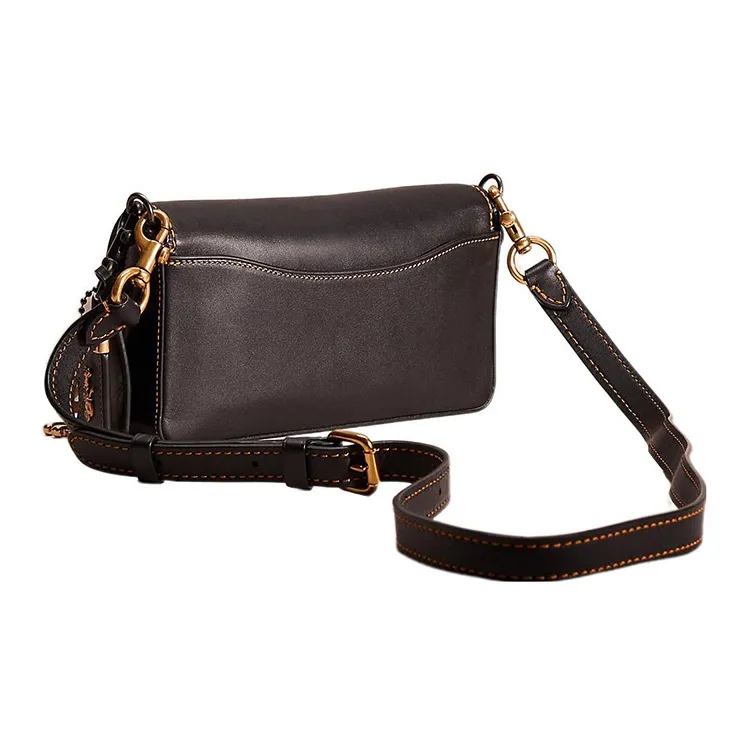COACH Dinky Glove Tanning Shoulder Bag, Crossbody Bag Women's Black-1