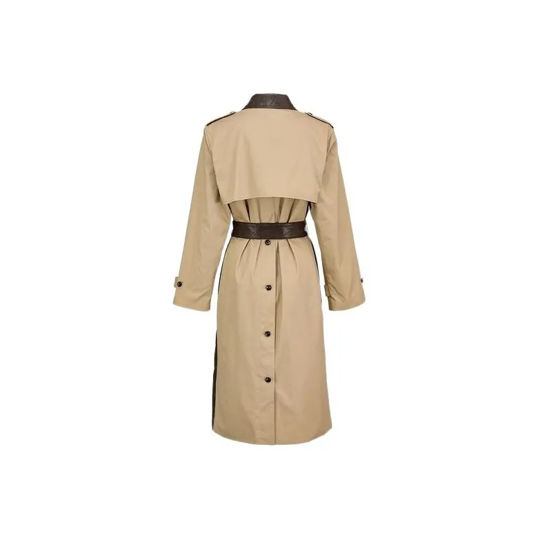 PINKO Trench Coats Women's Brown-1