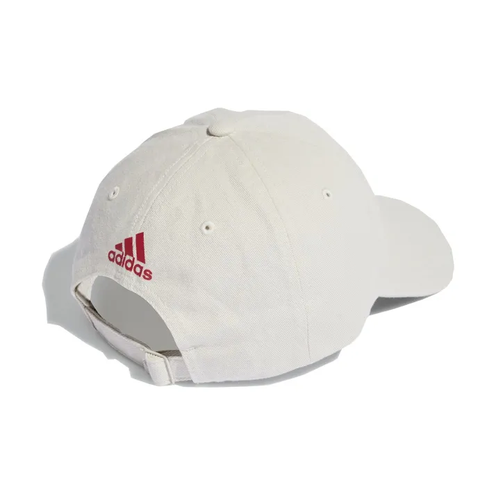 Adidas Cotton Baseball Caps Unisex Gray White-1