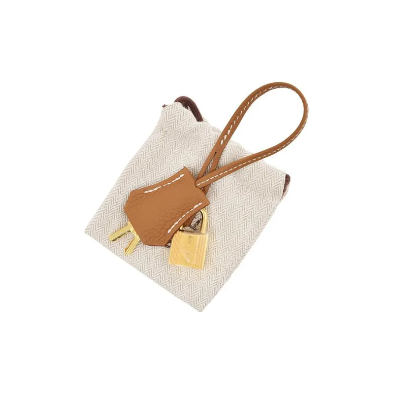 HERMES Birkin Togo Swift Cow Leather 3 in 1 Birkin Bag Handbags Women's Gold Brown/Beige-7