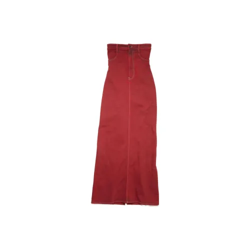 Acne Studios Casual Long Skirts Women's Red