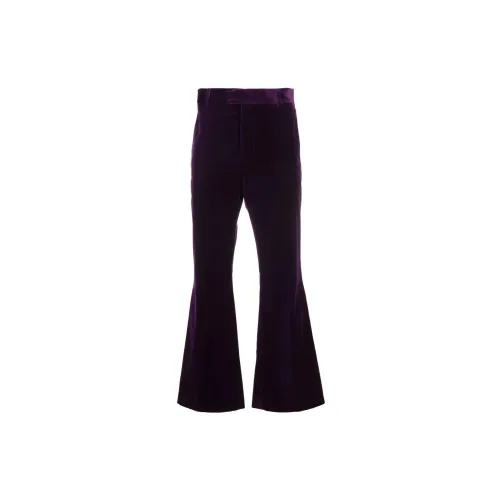 PALM ANGELS Tailored Kick-flare Velvet Trousers