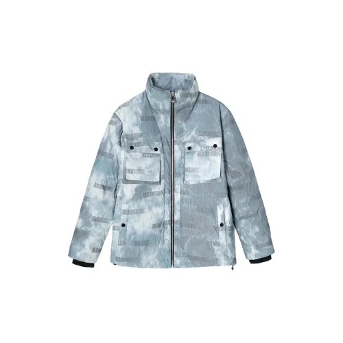 DAVID NAMAN Down Jackets Men Light Blue