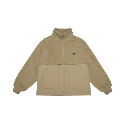 New Balance Puffer Jackets Men Khaki