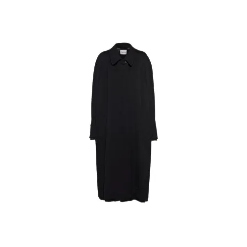 MIU MIU Trench Coats Women's Black