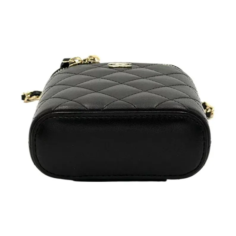 CHANEL Lambskin Camera Bag, Cell Phone Pouch, Shoulder Bag, Crossbody Bag Women's Black-2