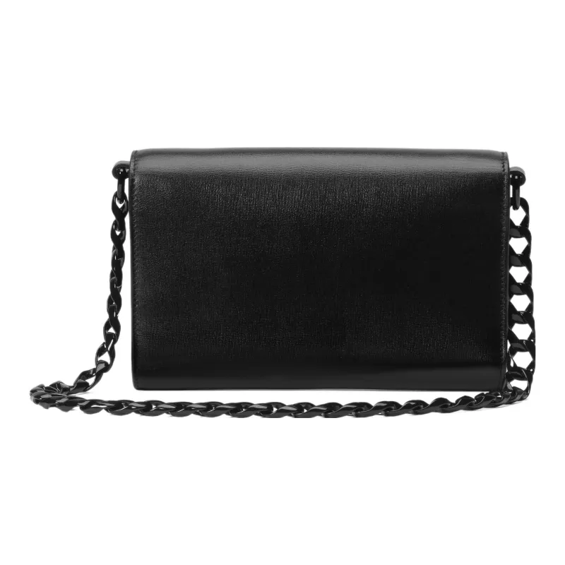 GUCCI Horsebit 1955 Leather Crossbody Bag, Shoulder Bag Women's Black-3