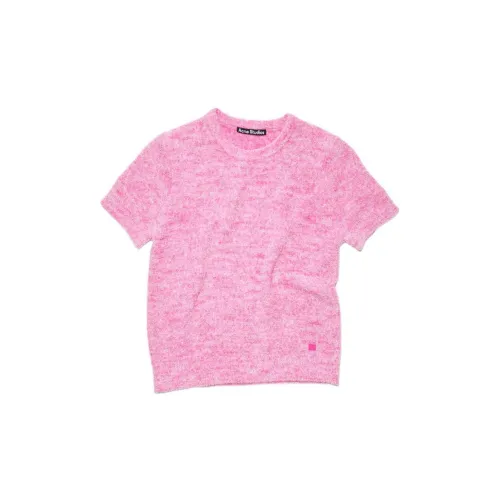 Acne Studios Sweaters Unisex Bubble Gum Pink Color